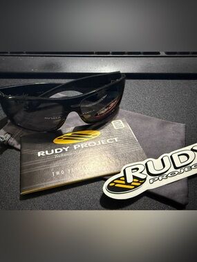 Rudy Project Sunbay Sunglasses - Black Gloss Frame / Polar 3FX Grey Lenses - SP0